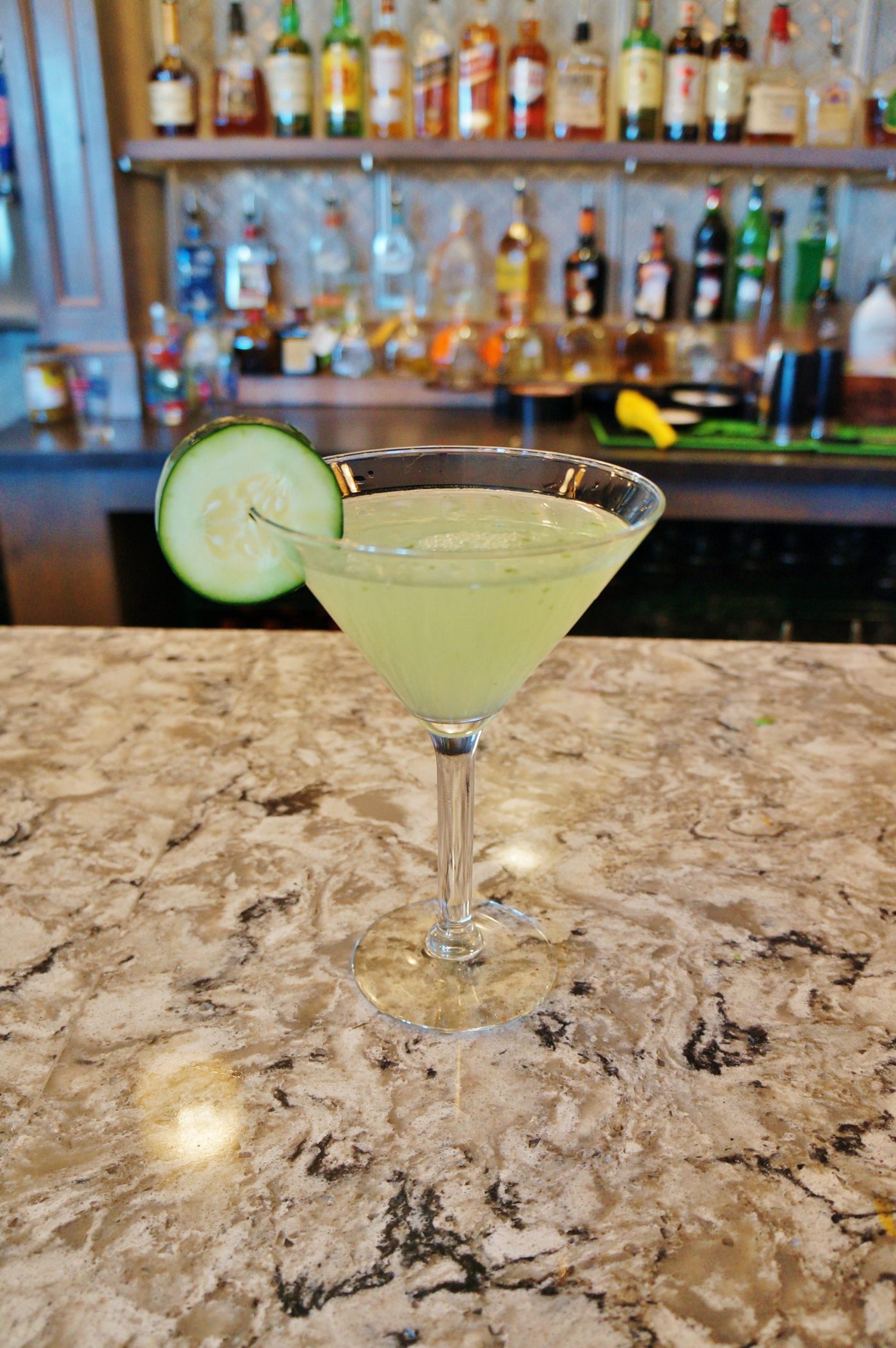Cucumber Martini at Jorge's Mexican Bar & Grill