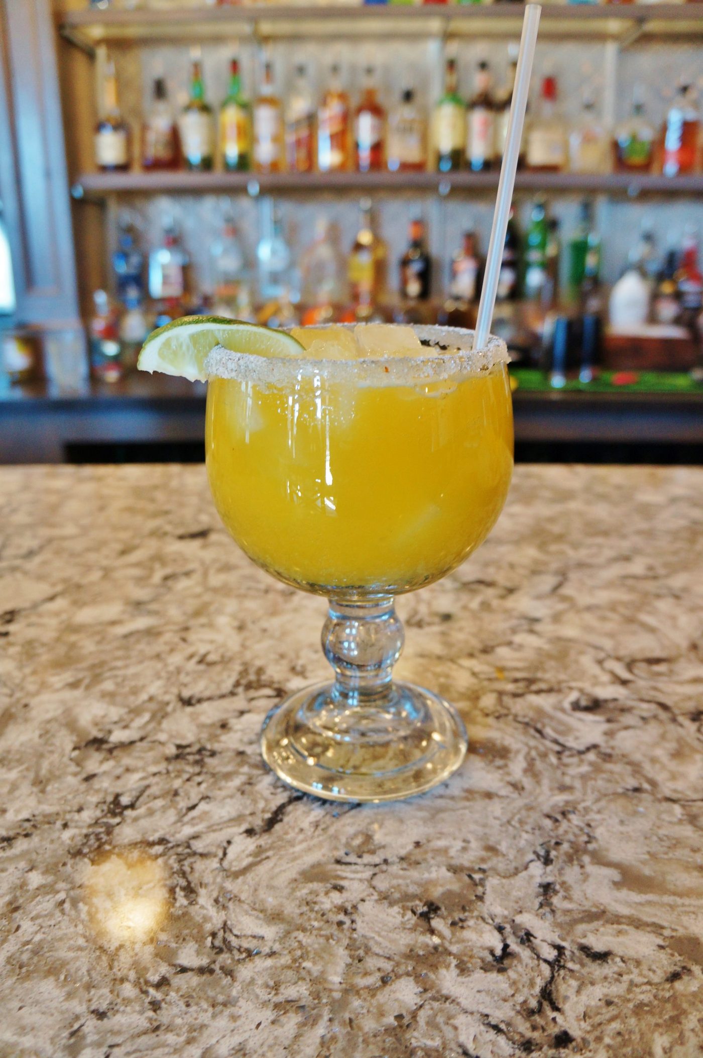 Food, drinks and dining room at Jorge's Mexican Bar & Grill