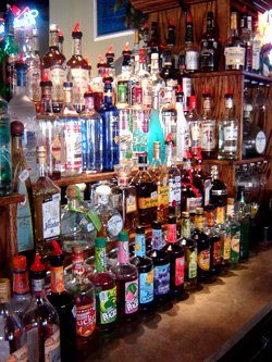 Liquor From Left at Jorge's Mexican Bar & Grill