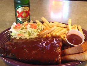 Rib Plate at Jorge's Mexican Bar & Grill